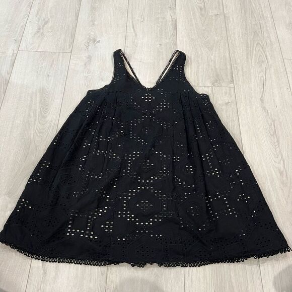 Anthropologie Maeve Black Eyelet
Luci Swing Mini Dress size M - Picture 1 of 7